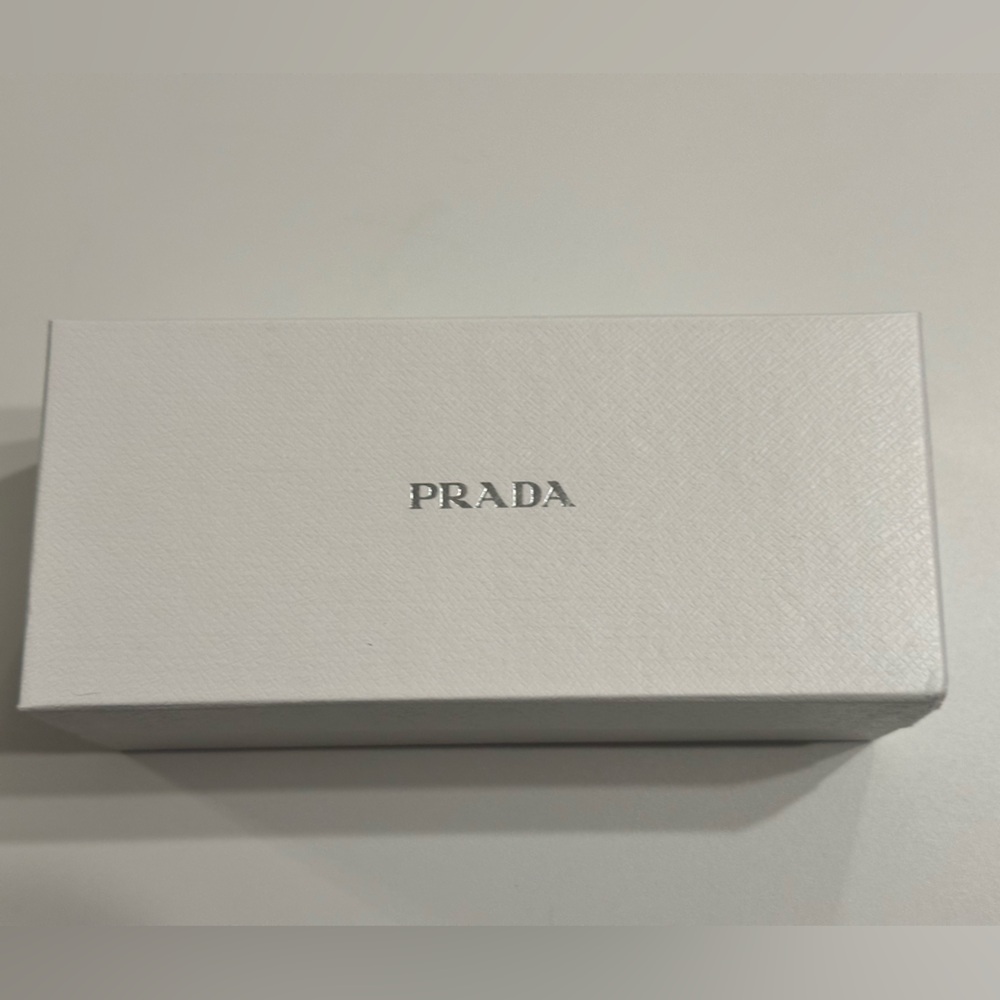 Prada box and sunglasses case